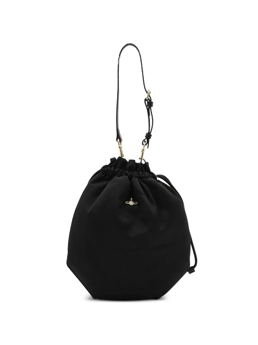 Vivienne Westwood drawstring logo tote bag - Nero