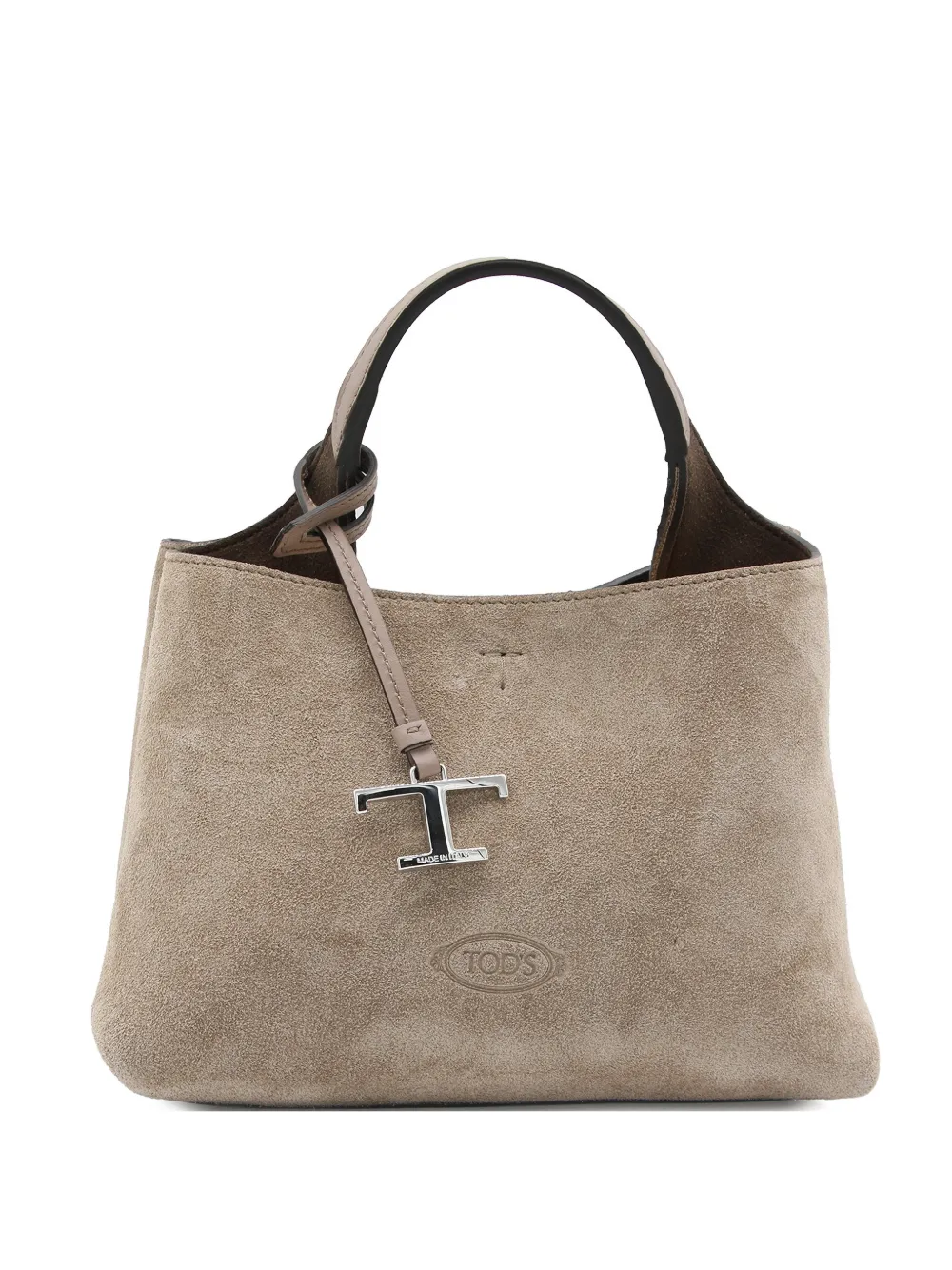 Tod's mini T-charm tote bag - Toni neutri
