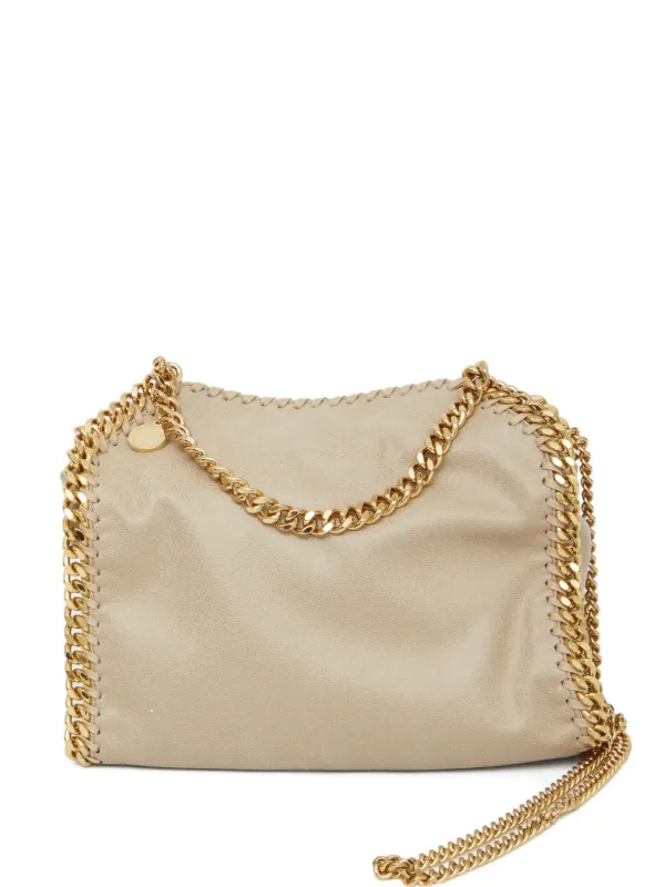 Stella McCartney Falabella Mini Tote Bag in Neutrals