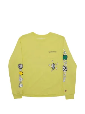 Chrome Hearts Printed long-sleeve T-shirt | Orange | FARFETCH RO