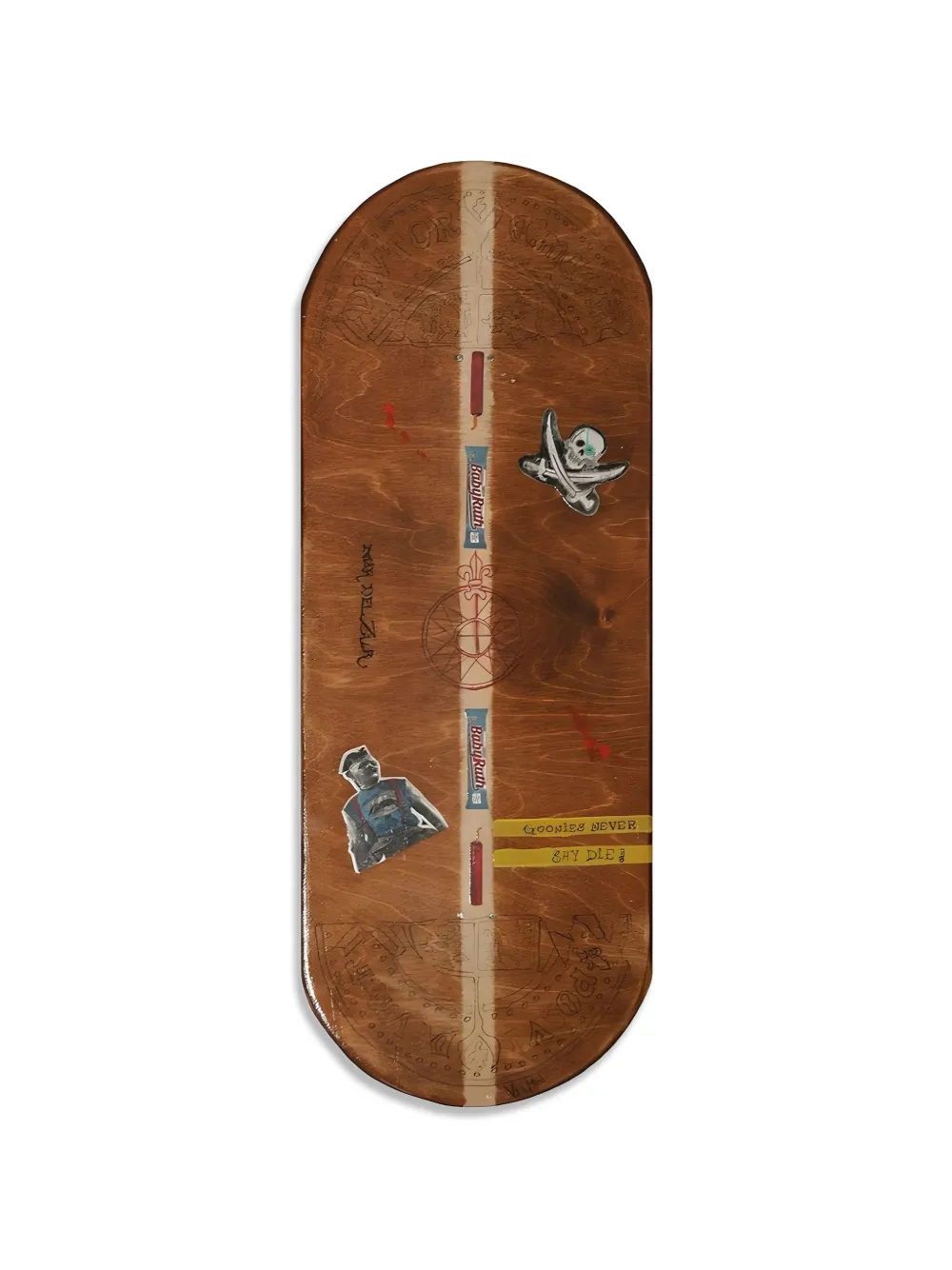 Vj’s Mind The Goonies skateboard deck - Marrone