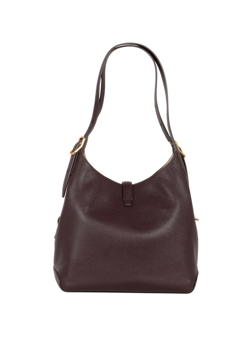Kate Spade Grote Deco schoudertas met textuur en gesp Bruin