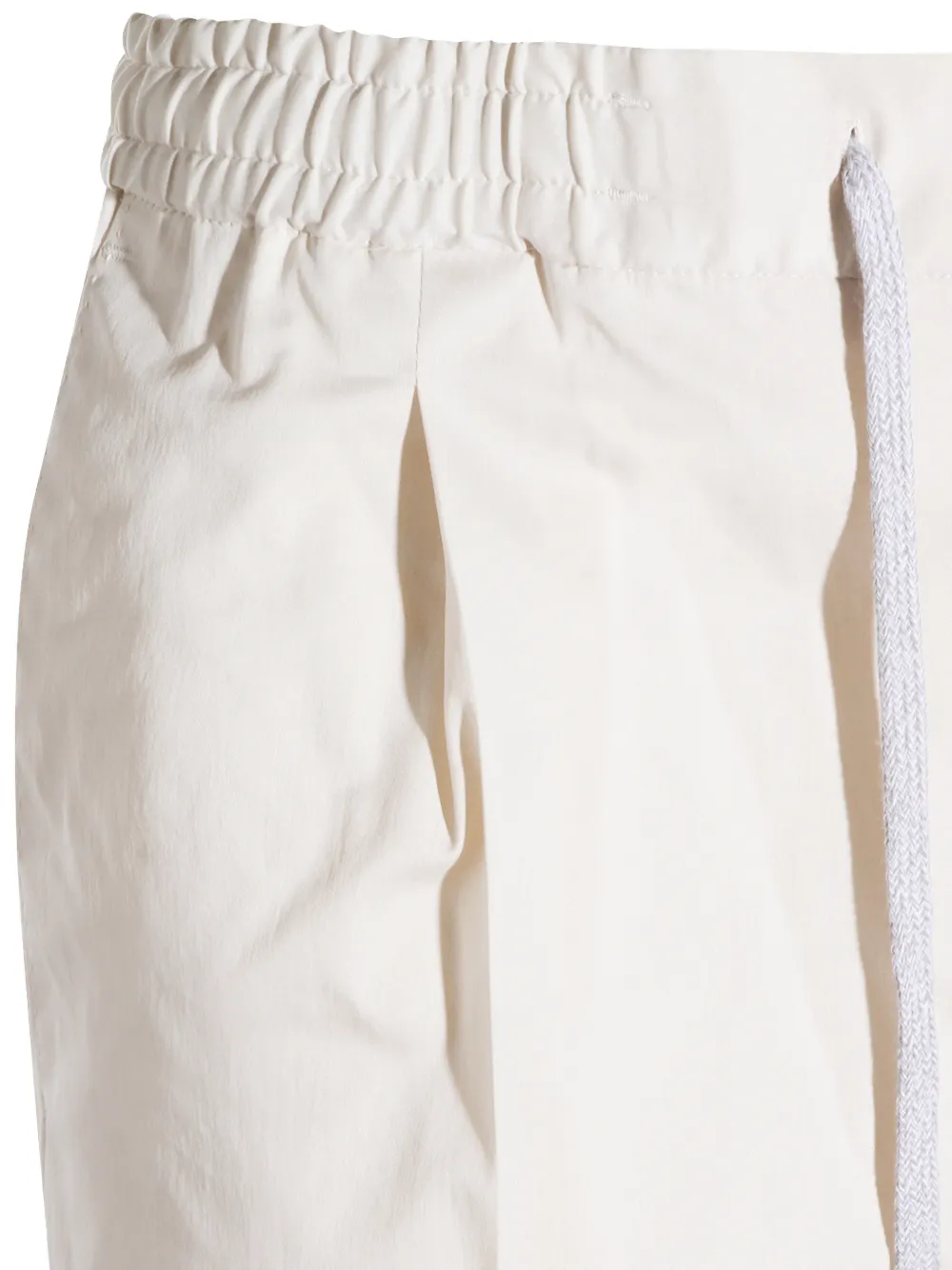 PT Torino Broek met elastisch trekkoord Wit