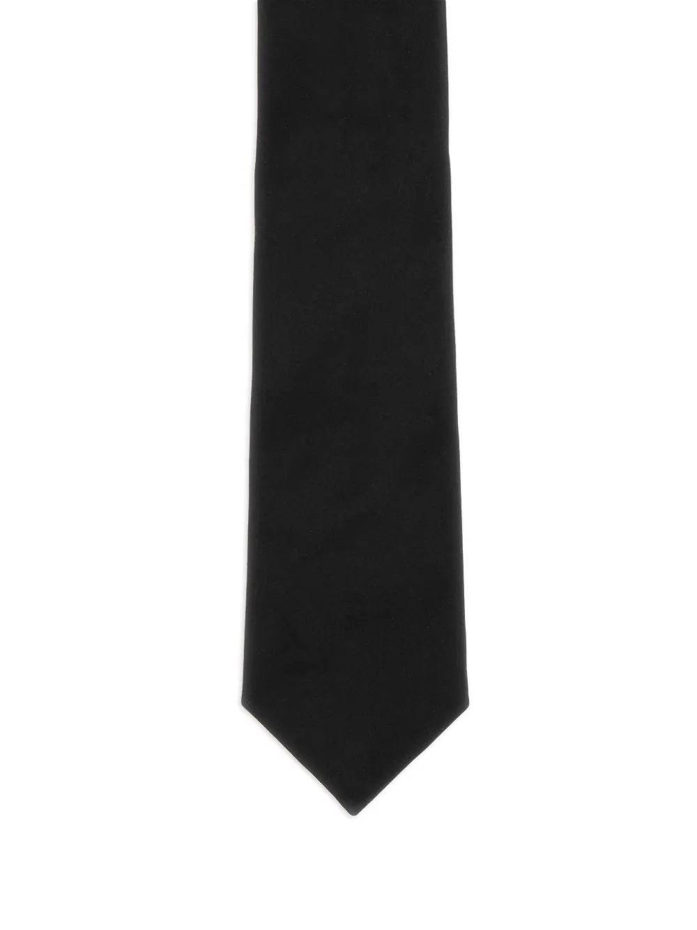  Corneliani Corbata Con Extremo En Punta - Negro 