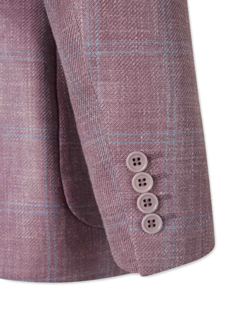 Canali Geruite blazer Paars