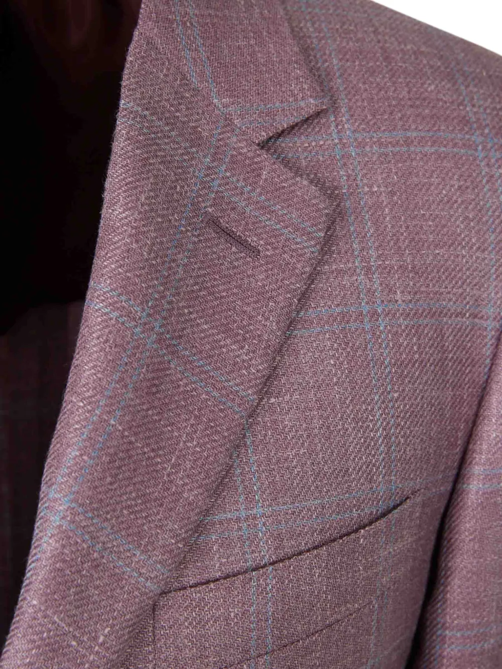 Canali Geruite blazer Paars