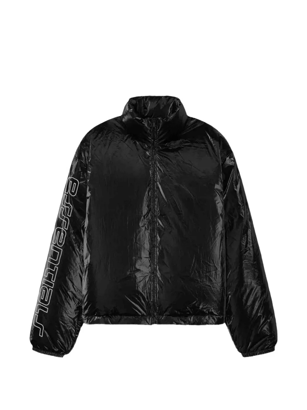 FEAR OF GOD ESSENTIALS logo-sleeve jacket - Schwarz