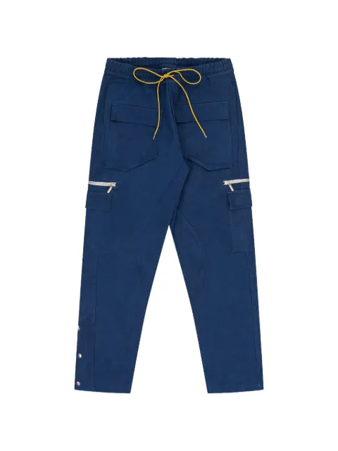 RHUDE cargo-pockets straight-leg trousers