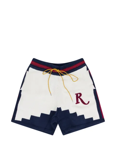 RHUDE intarsia knitted shorts