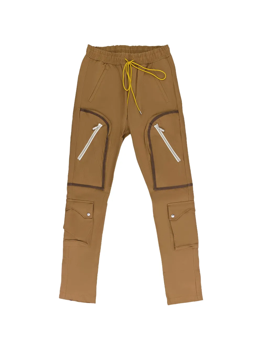 RHUDE cargo-pockets straight-leg trousers - Marrone