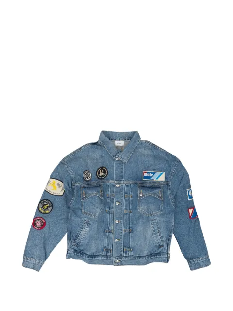 RHUDE multiple-patches denim jacket