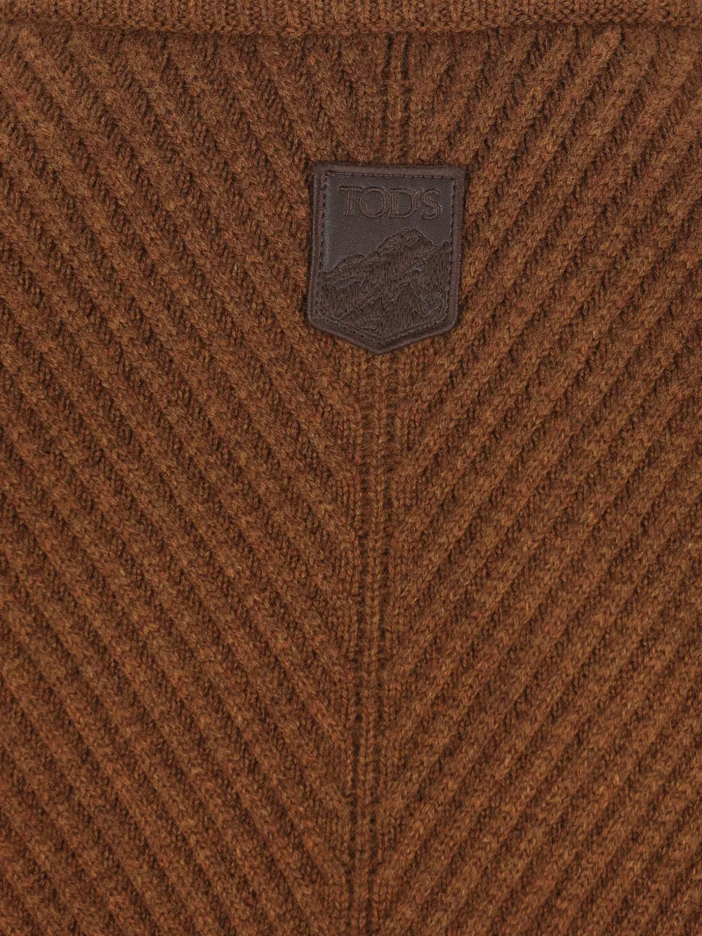 High-Neck Textured Sweater