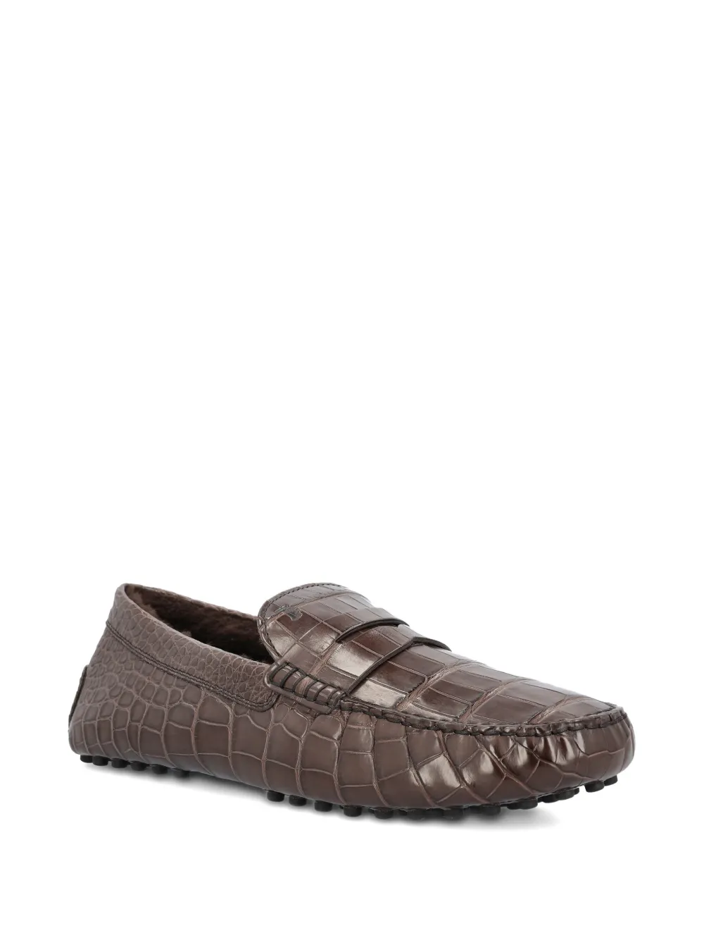 Tod's leather loafers Bruin