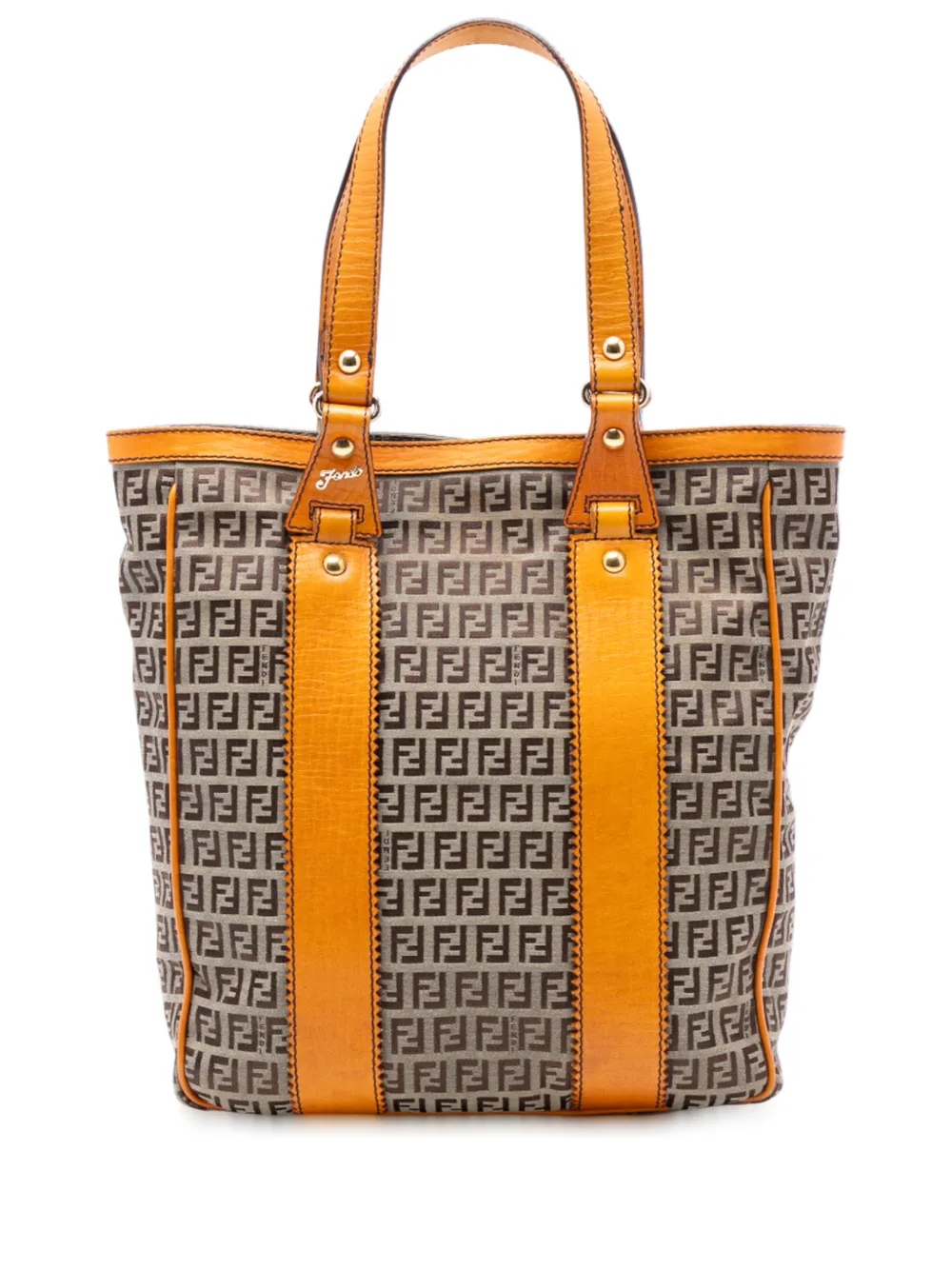 Fendi Pre-Owned Borsa tote in tela con motivo Zucchino 2000-2010 - Marrone