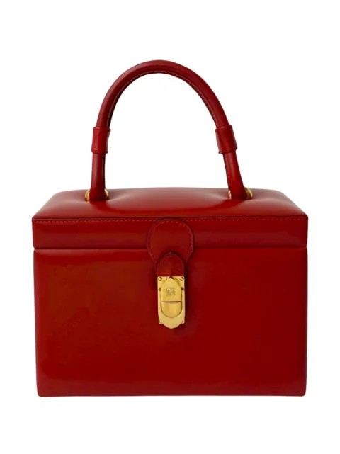 Loewe Pre-Owned 2010-2026 Leather Anagram vanity bag