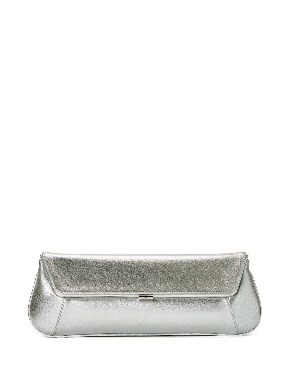 Amina Muaddi Ami clutch bag - Argento
