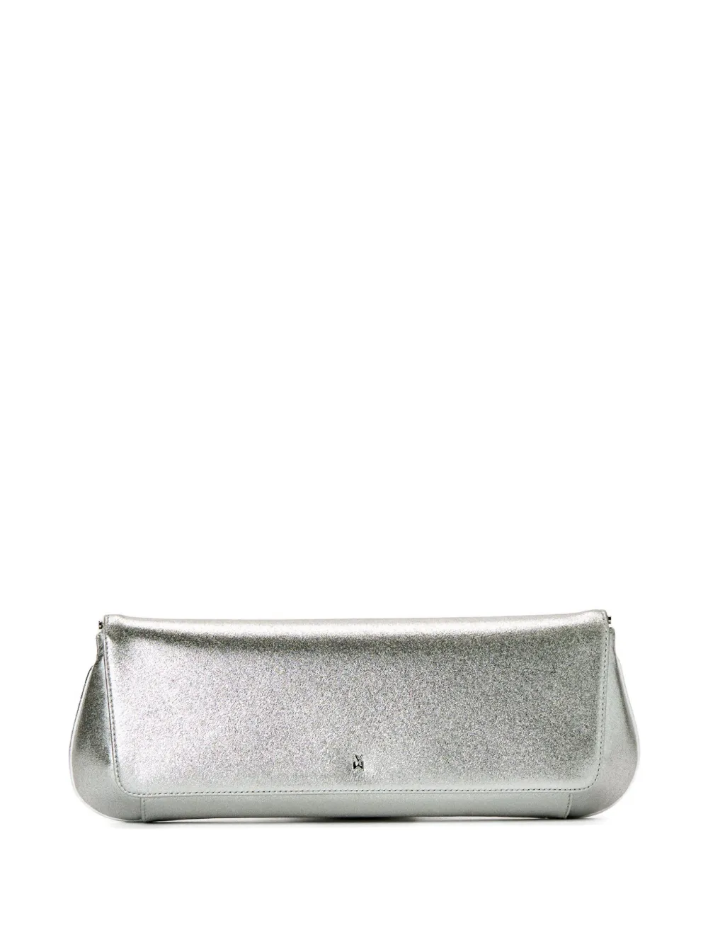  Amina Muaddi Ami Clutch Bag - Silver 
