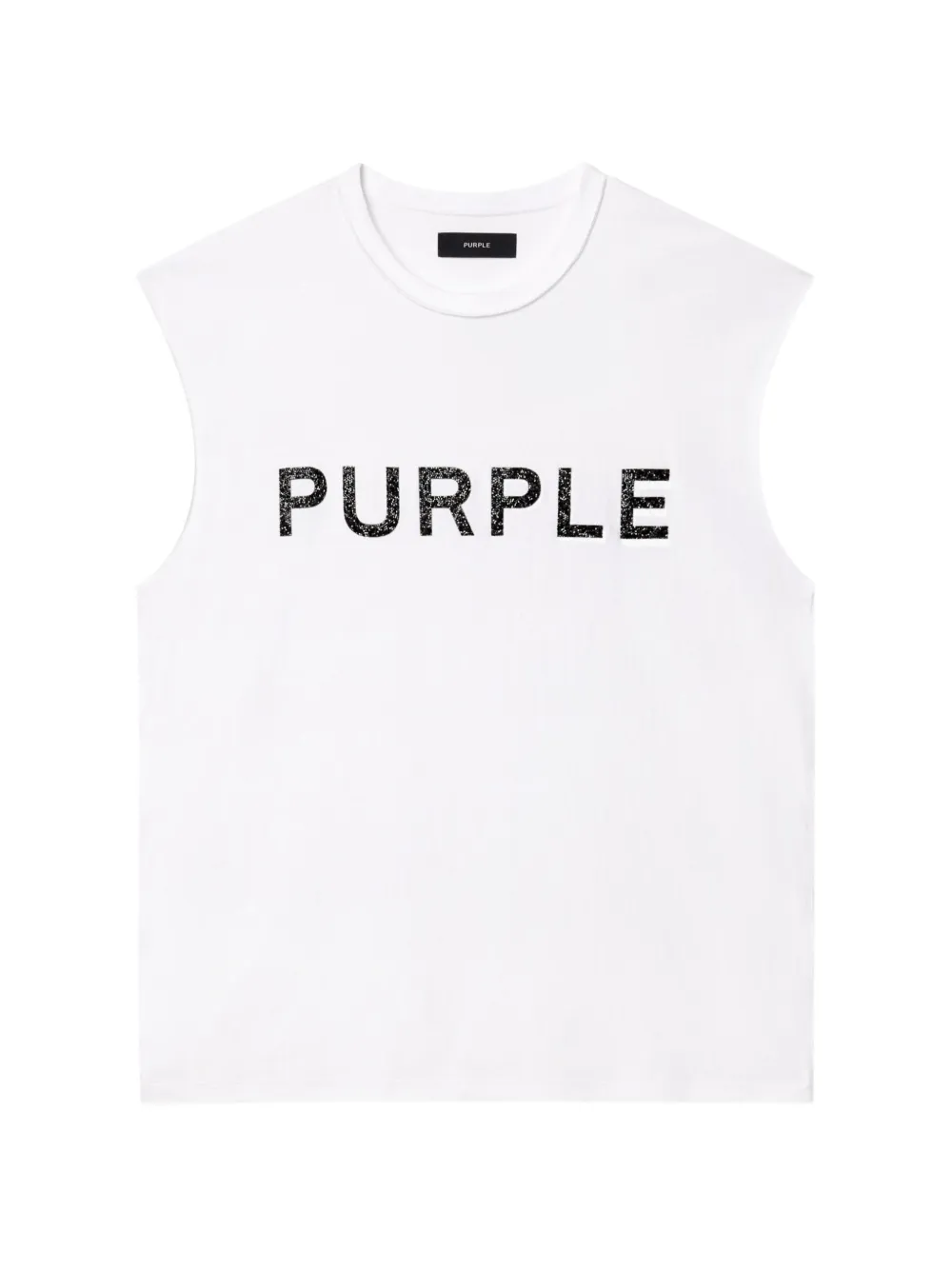 Purple Brand T-shirt smanicata - Bianco