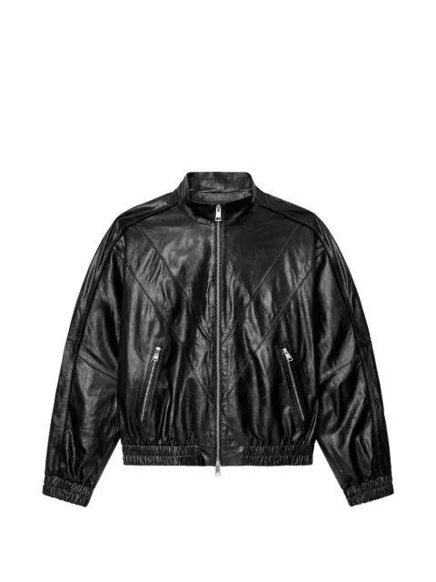 Purple Brand biker zip-fastening jacket