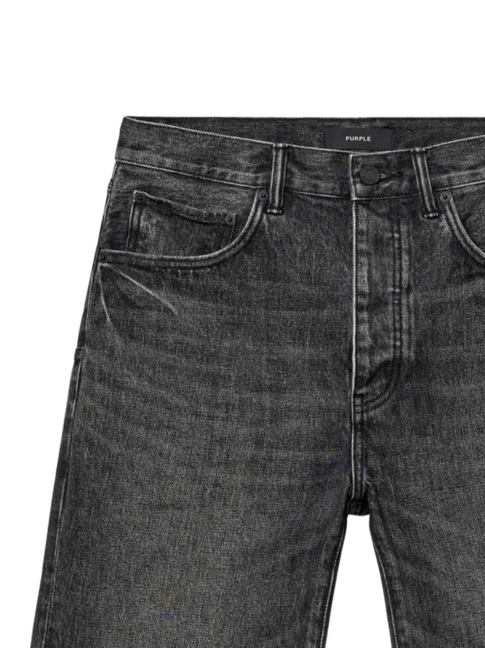 Purple Brand Shorts met franje Grijs