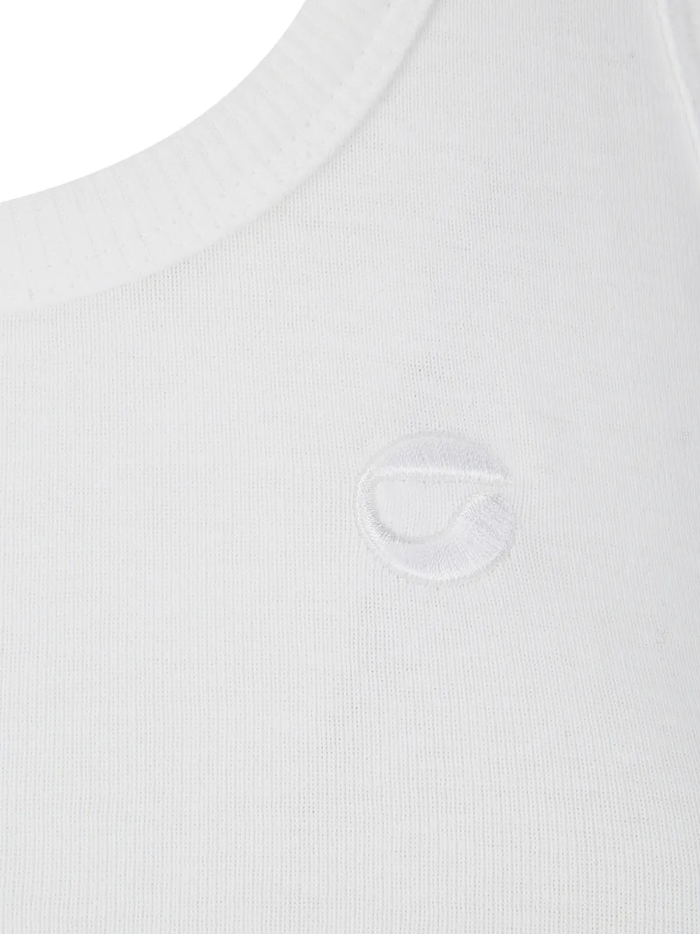  Coperni Cut-out Spiral Top - White 