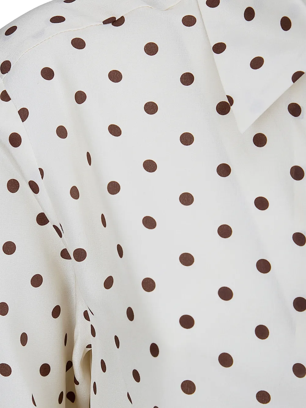 P.A.R.O.S.H. Billo blouse met stippen Beige