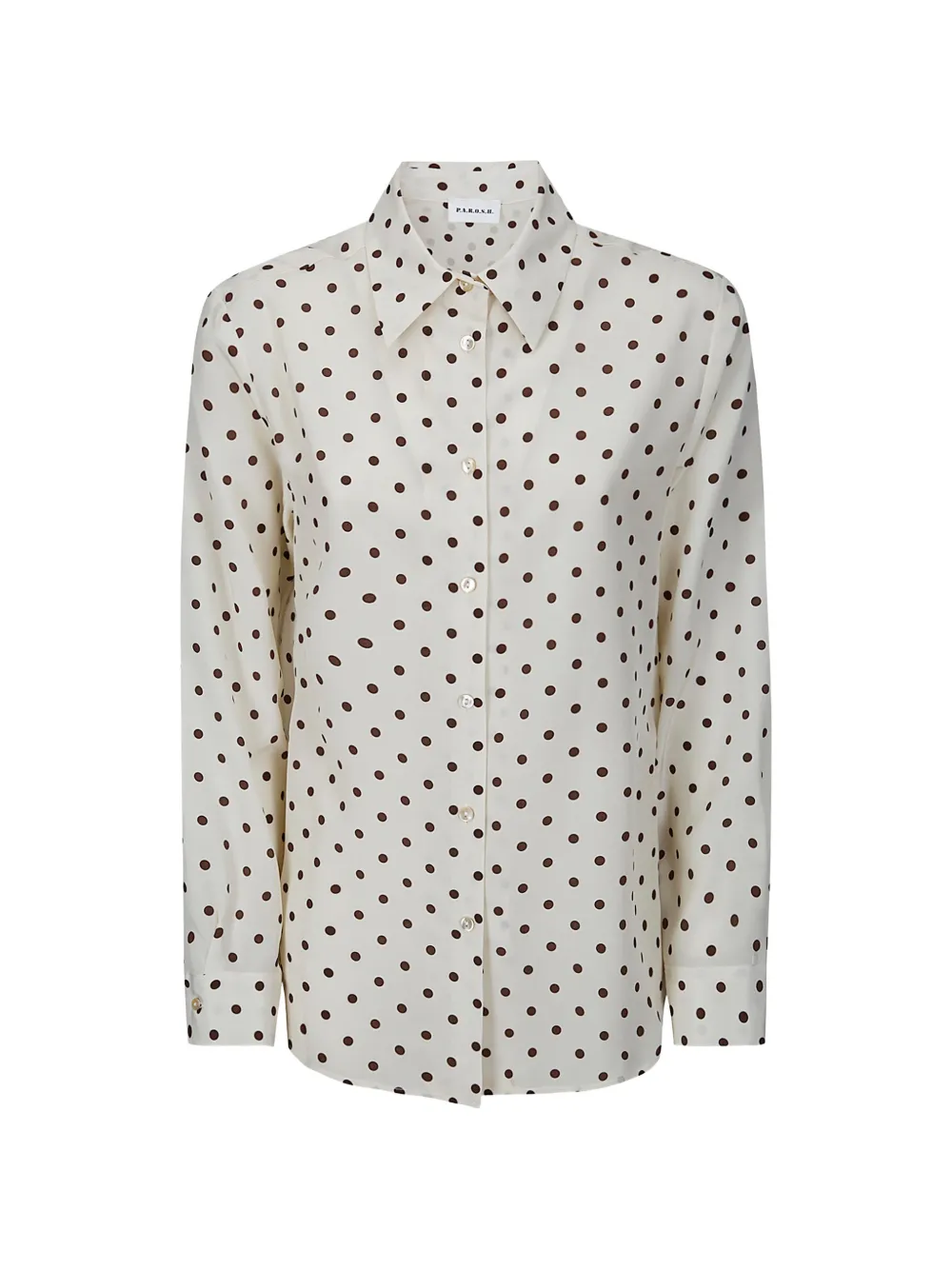 P.A.R.O.S.H. Billo polka-dot shirt - Toni neutri
