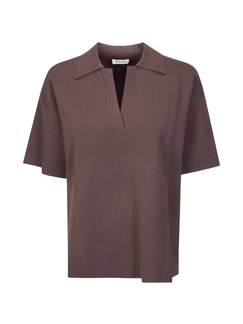 P.A.R.O.S.H. Roma V-neck T-shirt - Marrone