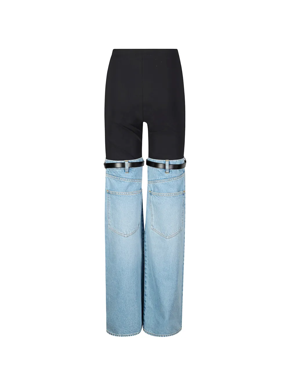 Coperni Broek met vlakken en ceintuur Zwart