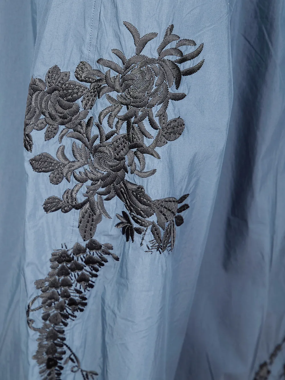 P.A.R.O.S.H. Ninja floral-embroidered Trousers | Blue | FARFETCH