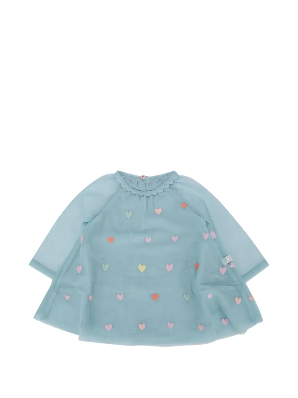 Stella McCartney Kids long-sleeved dress - Blu