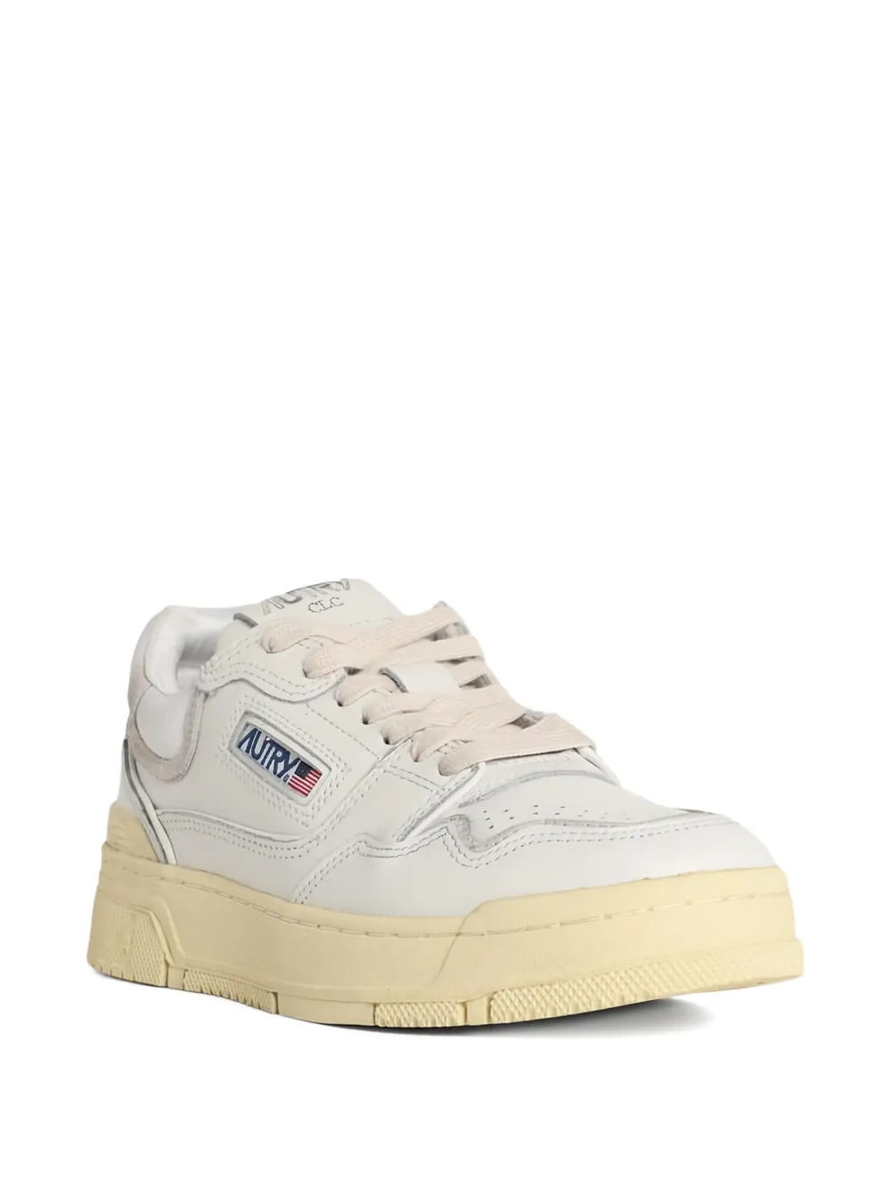 Autry CLC Low leren sneakers Wit