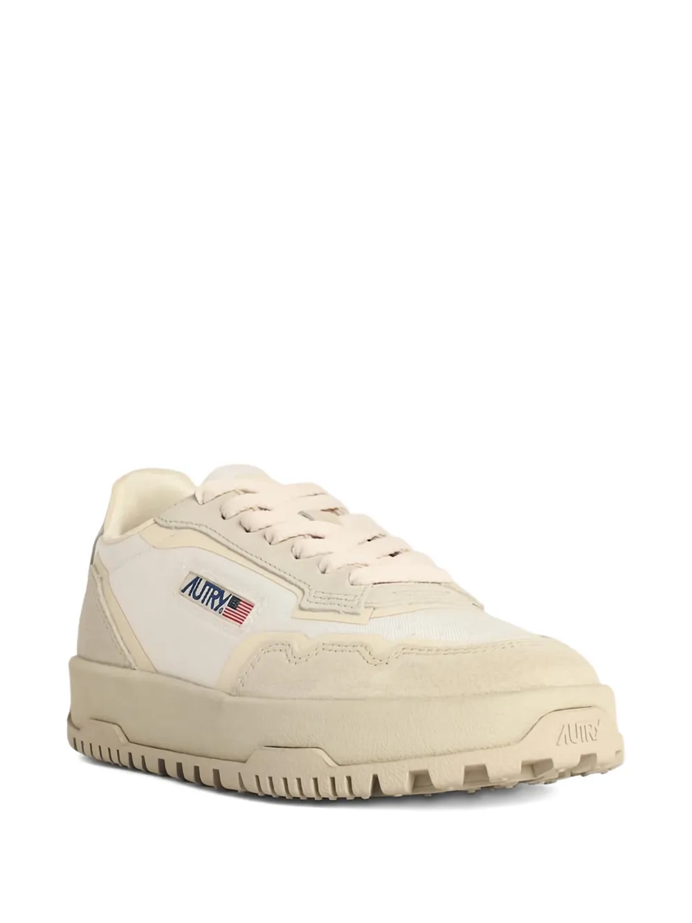Autry Wildpace Low sneakers met vlakken Beige
