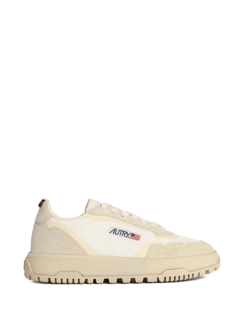 Autry Wildpace Low sneakers met vlakken Beige