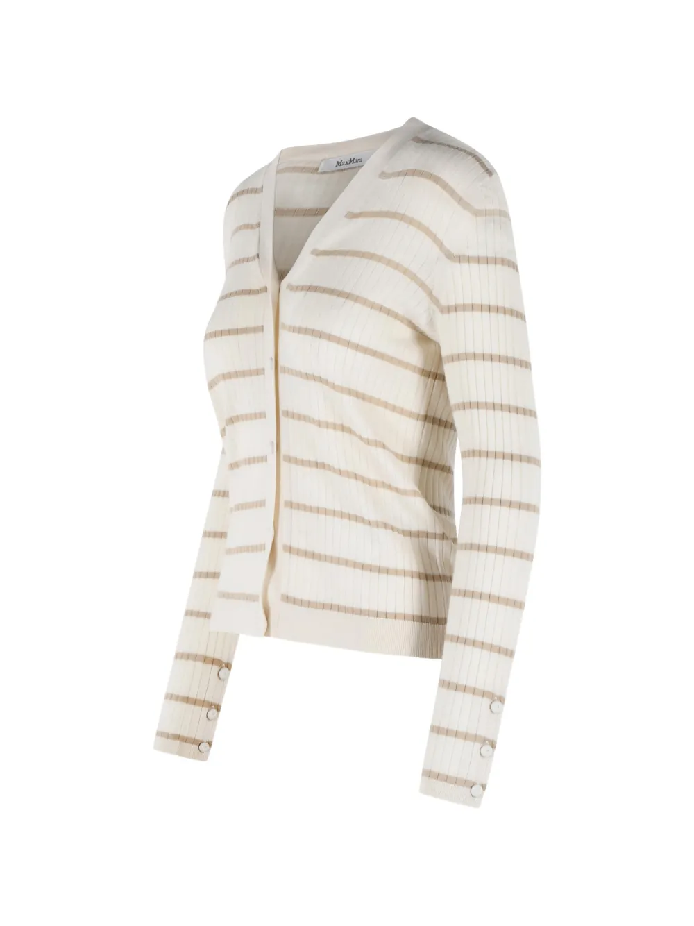 Pedale Striped V-Neck Cardigan