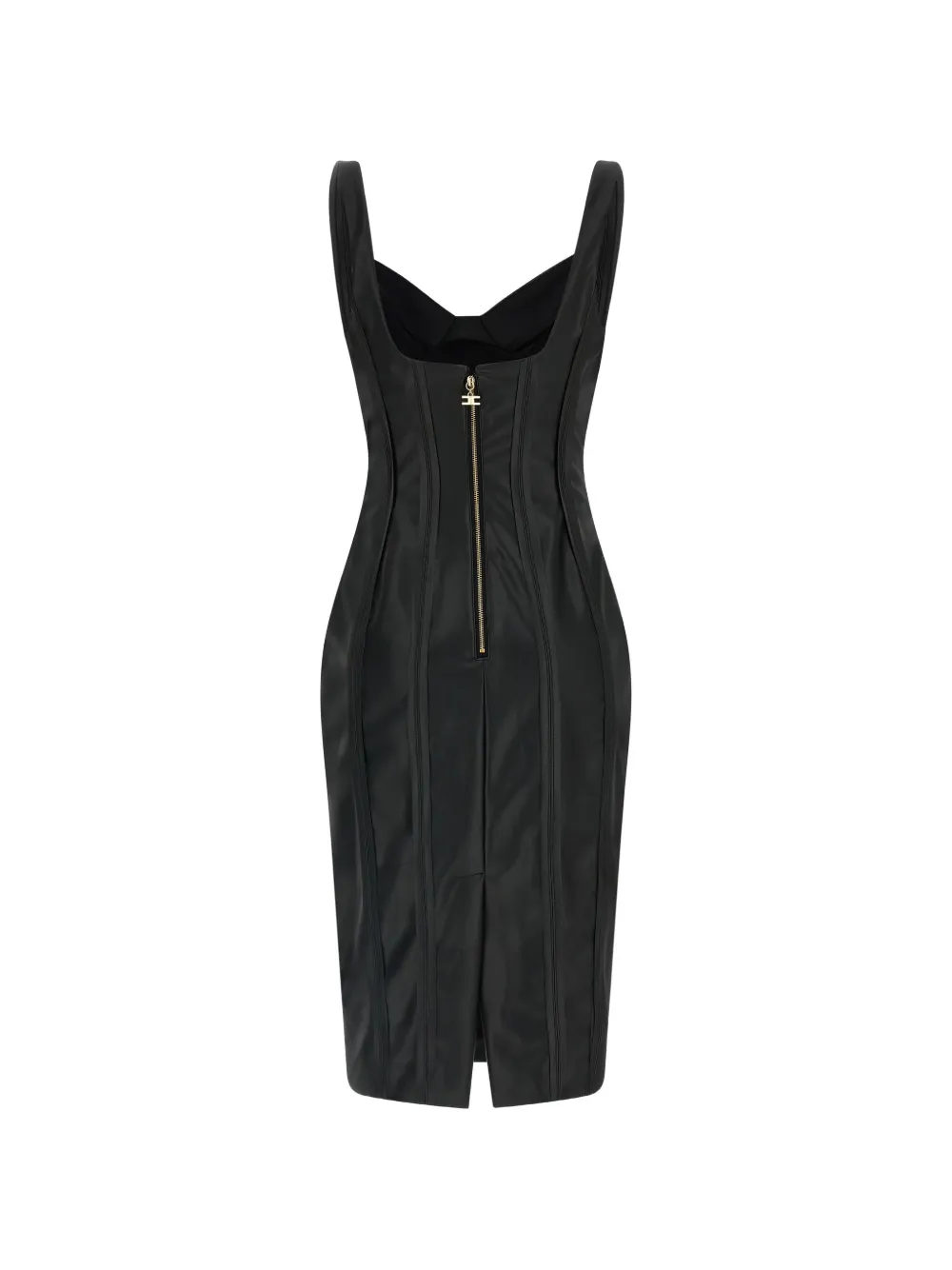 Elisabetta Franchi ノースリーブ　ワンピースドレス Elisabetta Franchi ノースリーブ ドレス | ブラック | FARFETCH JP
