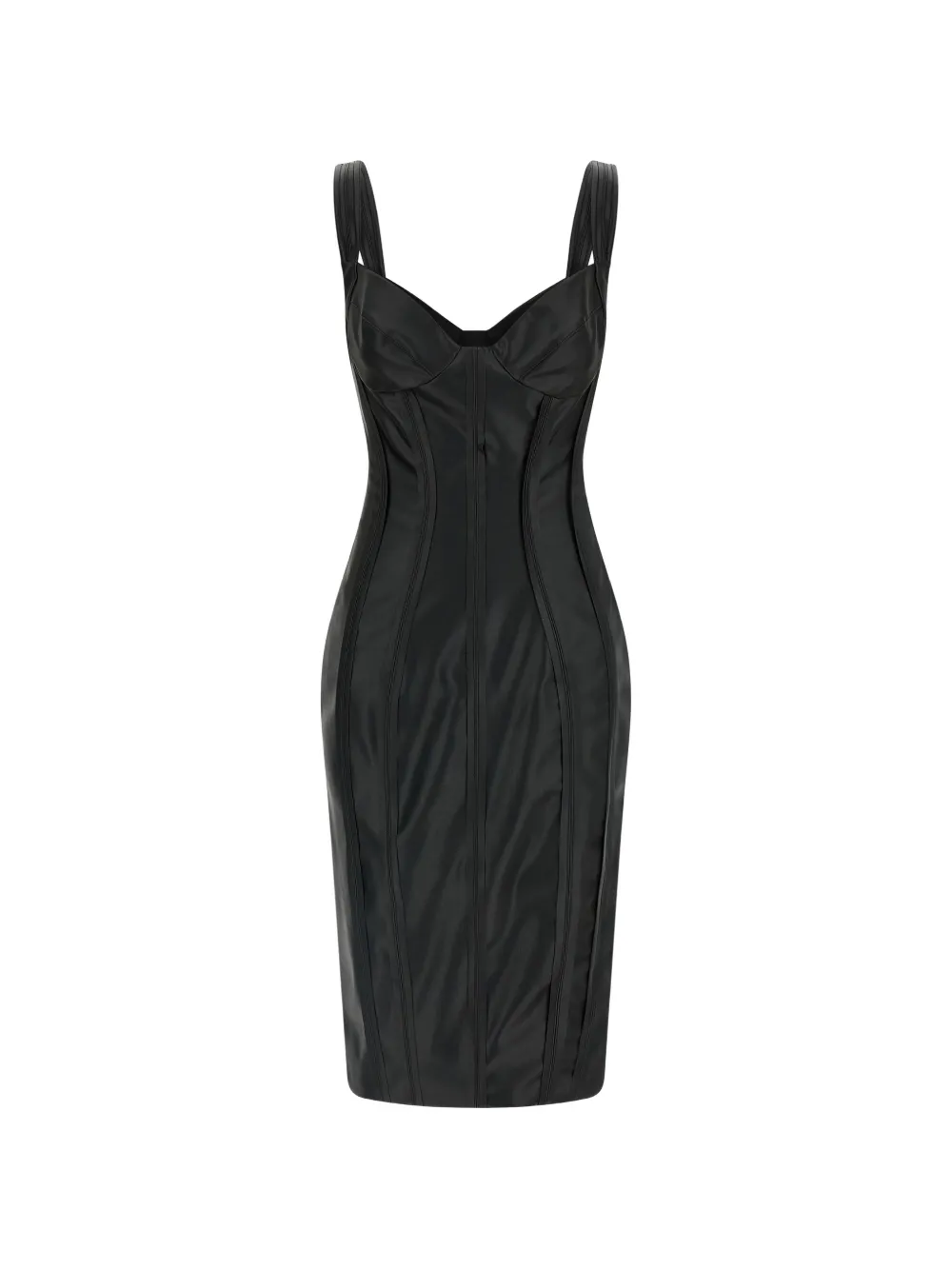 Elisabetta Franchi sleeveless midi dress - Nero