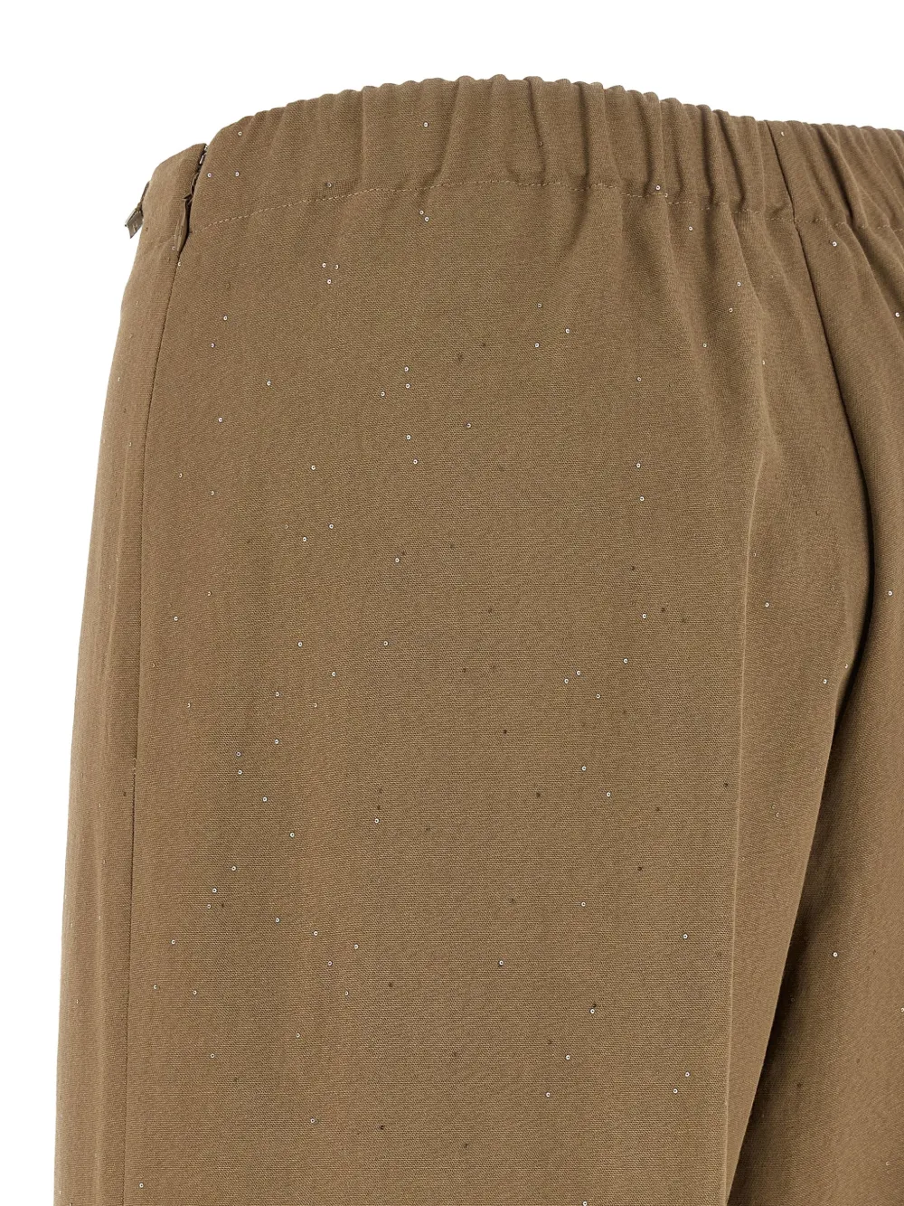 Herno Broek met pailletten Bruin