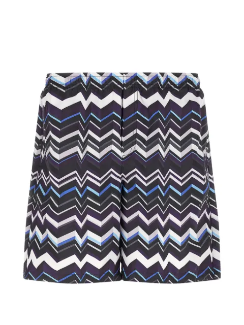 Missoni zigzag-pattern swim shorts