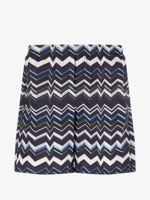 Missoni zigzag-pattern swim shorts