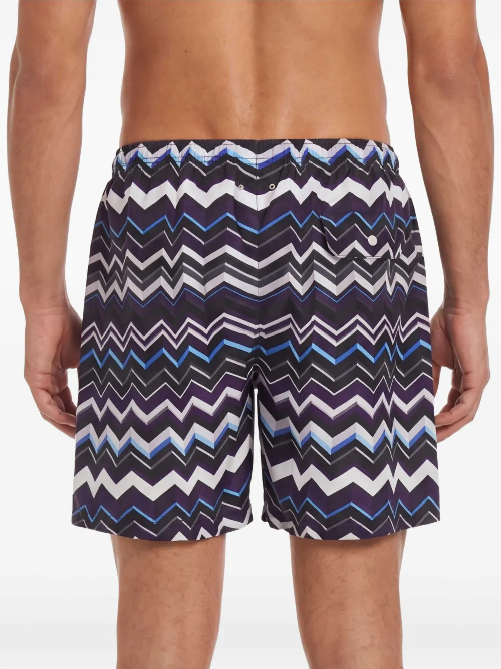 Missoni Shorts met zigzag-patroon Zwart