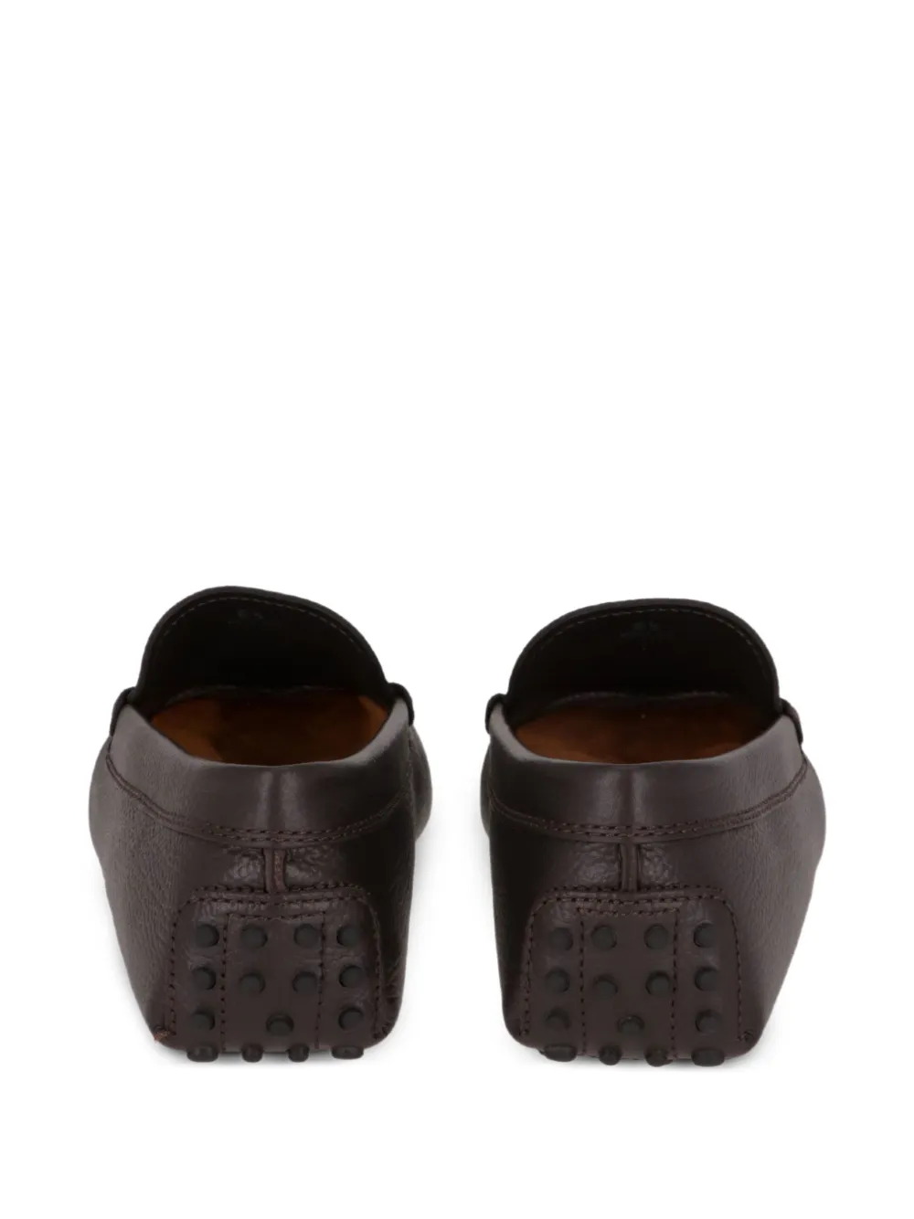 Tod's Gommino chain-link leather loafers Bruin