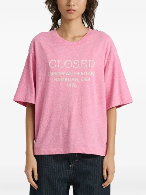 Closed playera con logo estampado