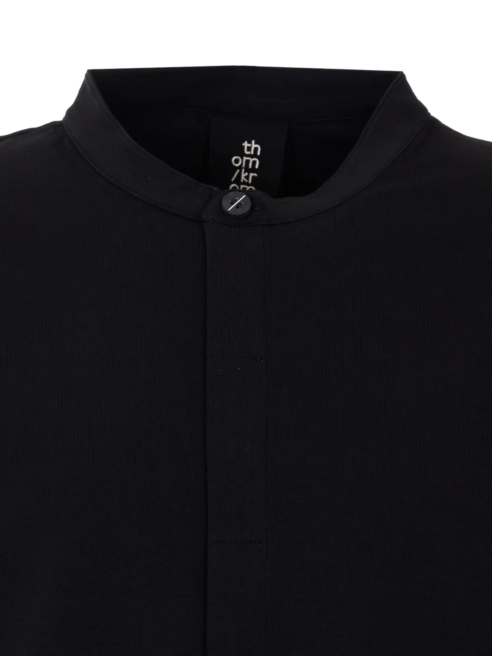 Thom Krom Button-up overhemd Zwart
