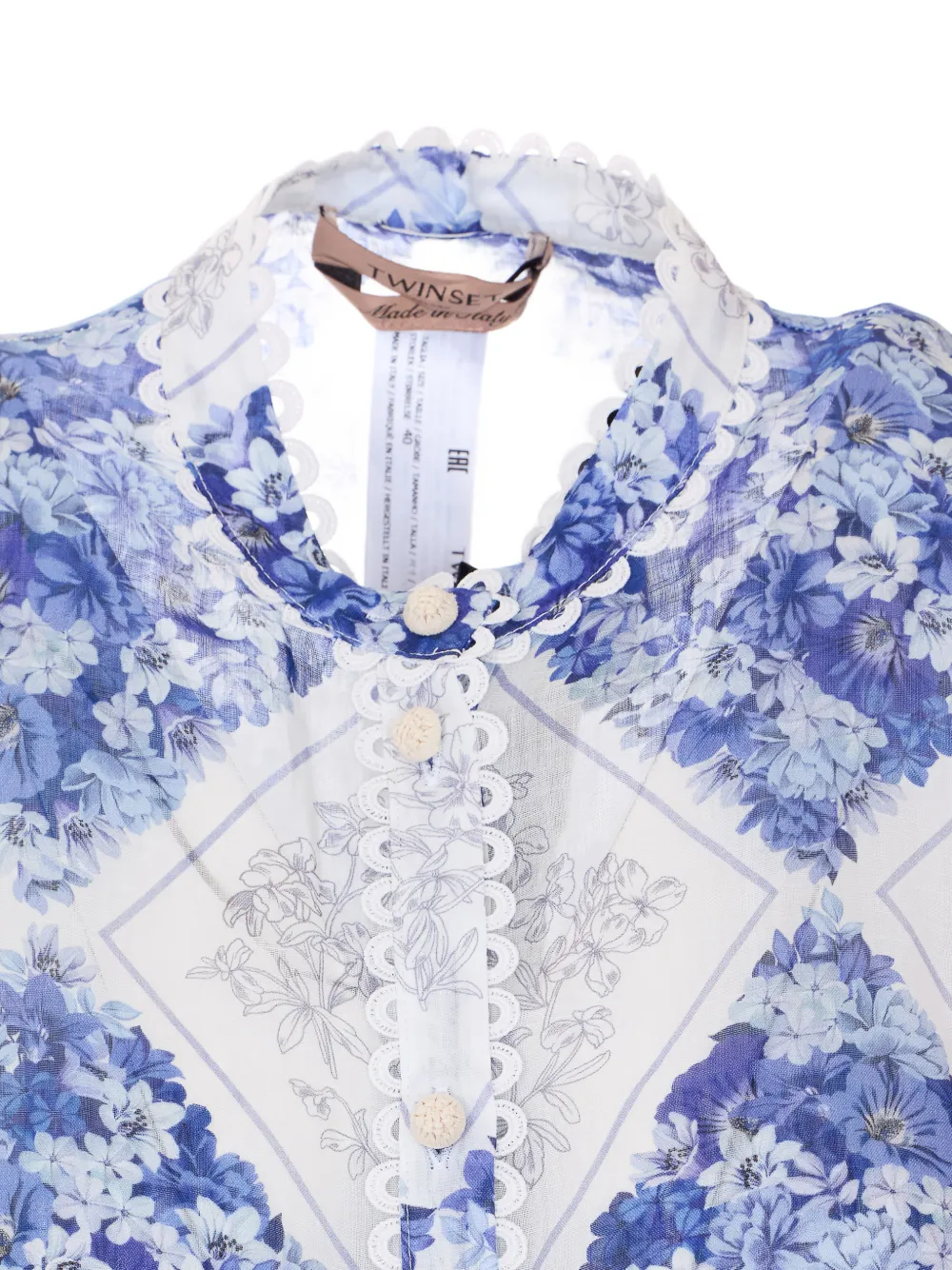 TWINSET Blouse met bloemenprint Wit