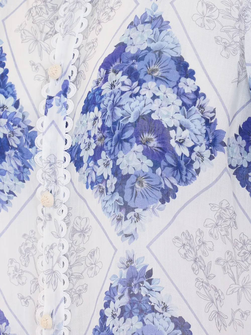 TWINSET Blouse met bloemenprint Wit