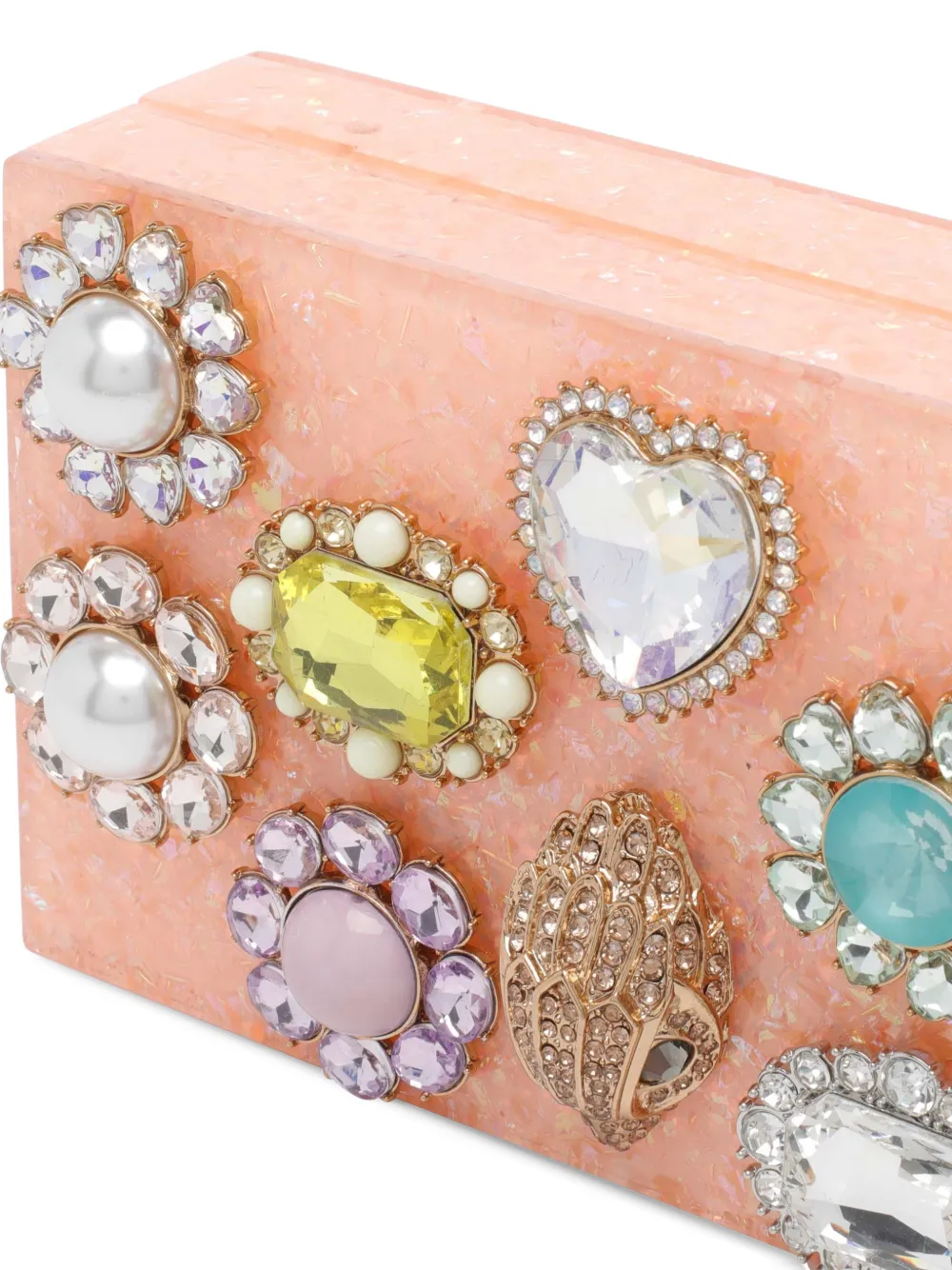 Kurt Geiger London Clutch met kristallen Roze