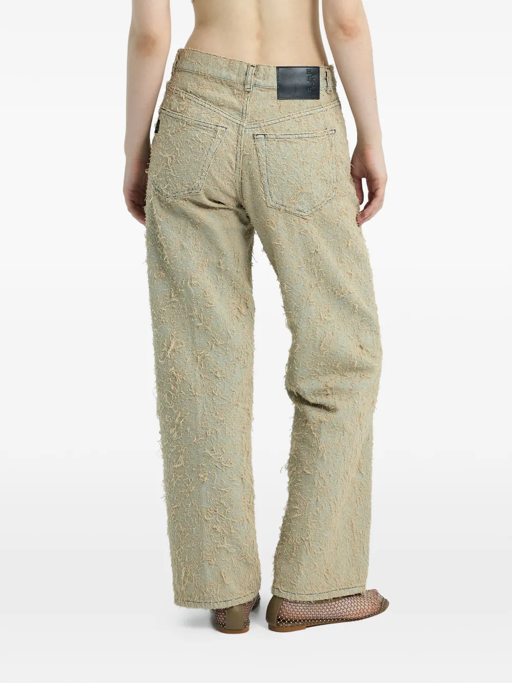 Haikure Bonnie jeans met vijf zakken Beige
