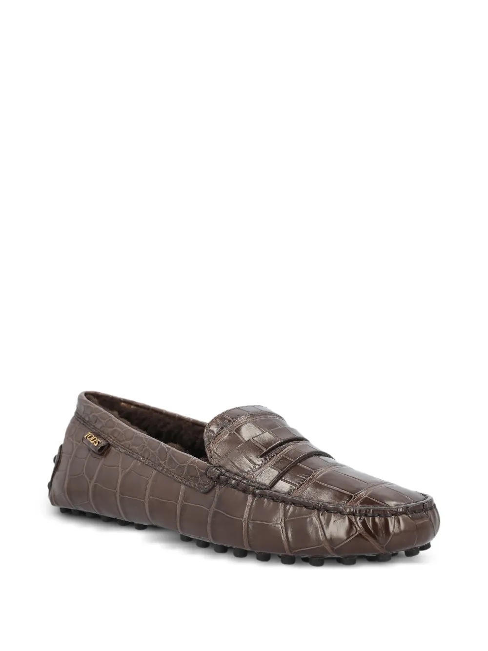 Tod's leather loafers Bruin