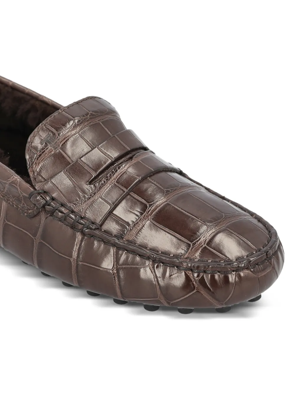 Tod's leather loafers Bruin